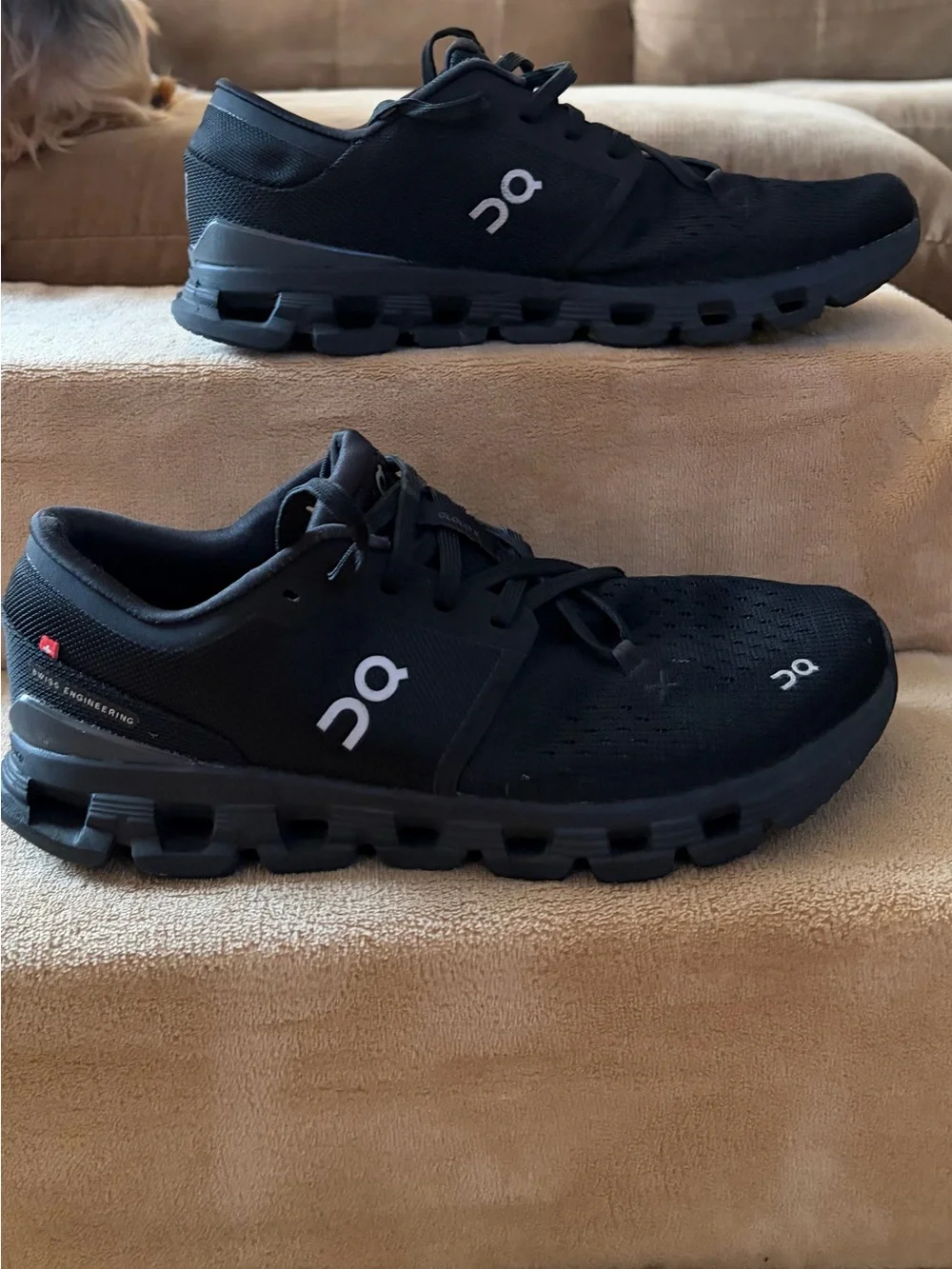 On Running Woman's Black Athletic Cloud Shoes